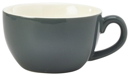 Royal Genware Bowl Shaped Cup 17.5cl/6oz Grey (6 Pack) Royal, Genware, Bowl, Shaped, Cup, 17.5cl/6oz, Grey, Nevilles