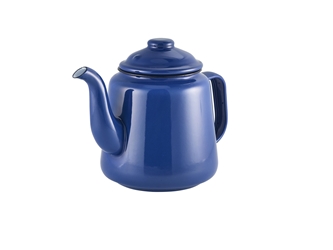 Enamel Teapot Blue 1.5L/52.75oz (Each) Enamel, Teapot, Blue, 1.5L/52.75oz, Nevilles
