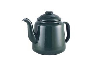 Enamel Teapot Green 1.5L/52.75oz (Each) Enamel, Teapot, Green, 1.5L/52.75oz, Nevilles
