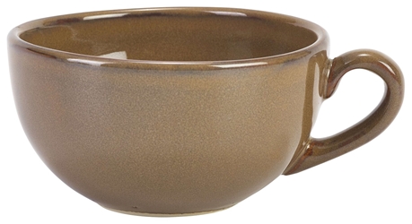 Terra Stoneware Rustic Brown Cup 30cl/10.5oz (12 Pack) Terra, Stoneware, Rustic, Brown, Cup, 30cl/10.5oz, Nevilles