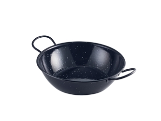 Black Enamel Dish 26cm (6 Pack) Black, Enamel, Dish, 26cm, Nevilles