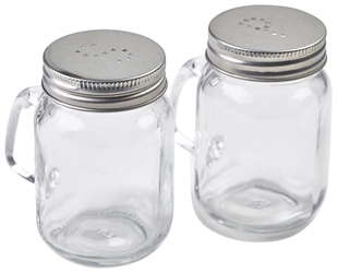 Mason Jar Salt & Pepper Set (Each) Mason, Jar, Salt, &, Pepper, Set, Nevilles