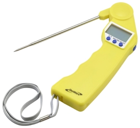 Genware Yellow Folding Probe Pocket Thermometer (Each) Genware, Yellow, Folding, Probe, Pocket, Thermometer, Nevilles