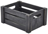 Wooden Crate Black Finish 22.8x16.5x11cm (Each) Wooden, Crate, Black, Finish, 22.8x16.5x11cm, Nevilles