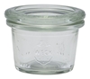 WECK Mini Jar 3.5cl/1.25oz 4.5cm (Dia) (24 Pack) WECK, Mini, Jar, 3.5cl/1.25oz, 4.5cm, Dia, Nevilles