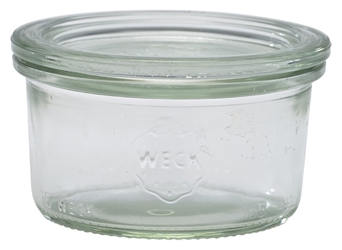 WECK Jar 16.5cl/5.8oz 8cm (Dia) (12 Pack) WECK, Jar, 16.5cl/5.8oz, 8cm, Dia, Nevilles