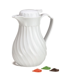 Connoisserve Swirl Decanter with thumb press 