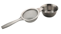Teastrainer Single Arm With Drip Bowl 