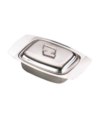 Butter Dish, St.Steel Lid 