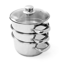 Ultra Steamer 3 Tier S/S 20 Cm / 2.5 Ltr 