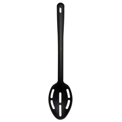 Black Nylon Slotted Spoon 