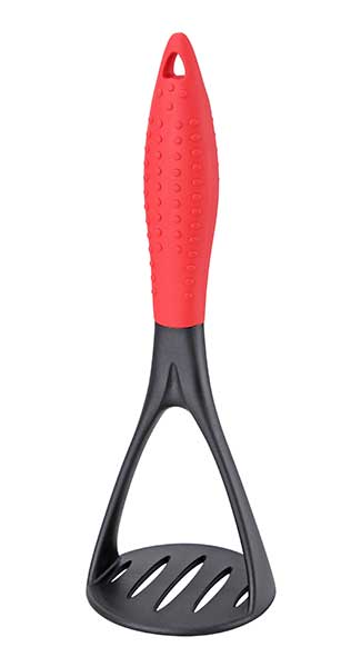 Inchultrainch Nylon Masher, Red Soft Grip Handle 