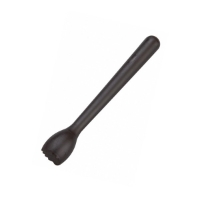 Muddler 8Inch Black Ribbed 