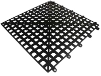 Bar Shelf Tile Black 13Inch X 13Inch 