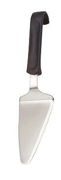 Pizza/Cake Server Black Polypropylene Handle 