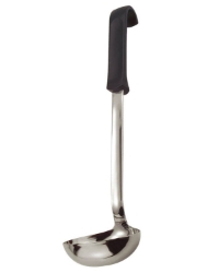 Soup Ladle S/S Polypropylene Black Handle 