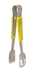 Tong S/S Polypropylene Yellow Handle 9Inch/23Cm 