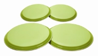 'Colours' 4Pc Hob Covers - Lime 