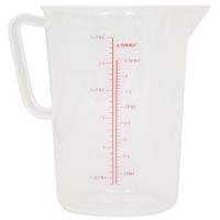 Sunnex Polypropylene Measurng Jug 3 Ltr Clear 