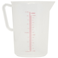 Sunnex Polypropylene Measurng Jug 5 Ltr Clear 