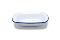 Enamel Pie Dish 20 X 14  5Cm 