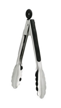 Tongs S/S Black Handle 23 Cm / 9Inch 