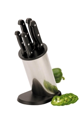 Stainless Steel Knife Block 5 Pc 