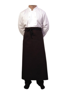 Waist Chefs Apron Black 