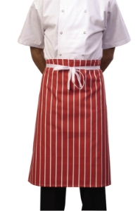 Butchers Stripe Waist Red 