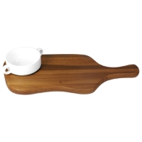 Acacia Wooden Serving Paddle 43Cm X 19Cm 