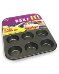 Non Stick 12 Cup Muffin Tin 35.5 X 26Cm 