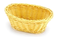 Polyrattan Basket Heavy Duty Oval 24X17X8Cm 