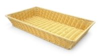 Polyrattan Basket Heavy Duty Rect 53X32X9Cm 