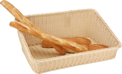 Poly Rattan Basket 61 X 45 Cm 