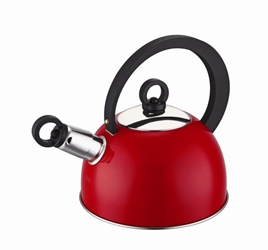 Colours Whistling Kettle 1.2L -  Red 