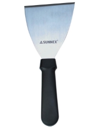 Griddle Scraper Black Handle 