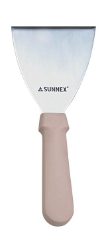 Griddle Scraper Cream Handle 