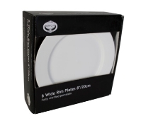 Orion Wide Rim Plate 20 Cm / 8Inch (6 Pack) 
