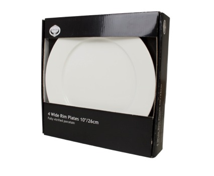 Orion Wide Rim Plate 26 Cm / 10Inch (3 Pack) 