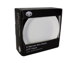 Orion Narrow Rim Plate 16 Cm /6.5Inch (6 Pack) 