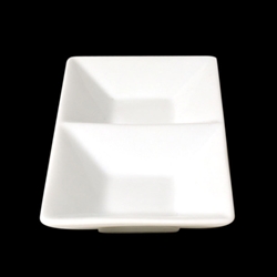 Orion Divided Dip Dish 14X8Cm / 5 X 3Inch (6 Pack) 