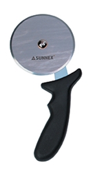 Pizza Cutter, Black Handle, 4Inch/10Cm Wheel 