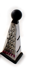 Colours 3 Sided Grater - Black 