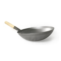 Oriental Wok Wooden Handled 30 Cm 