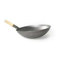 Oriental Wok Wooden Handled 30 Cm 