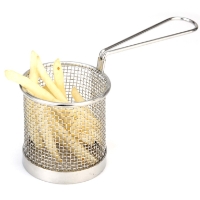 Stainless Steel Chip Basket 15cm Round 
