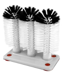 Glass Brush Washer 3 Pc 