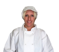 White Net Peaked Cap 
