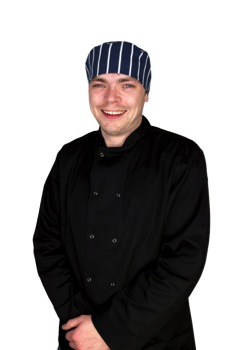 Skull Cap Butchers Stripe 