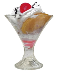Pack Of 6 Glass Sundae Dish 